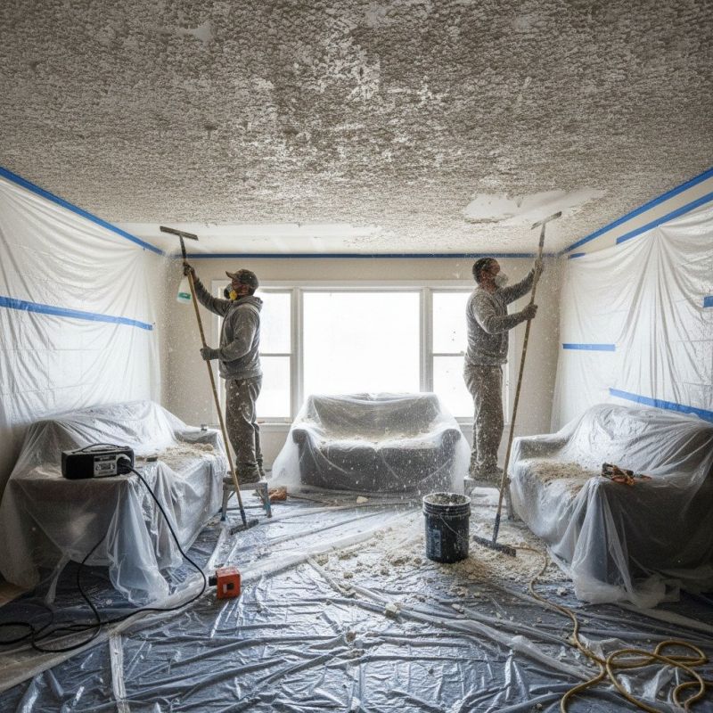 Textured Ceiling Scraping in Arvada, CO