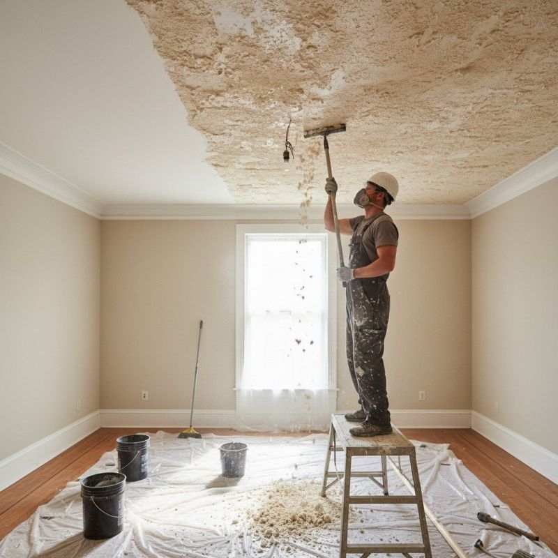 Ceiling Scraping in Overland Park, KS