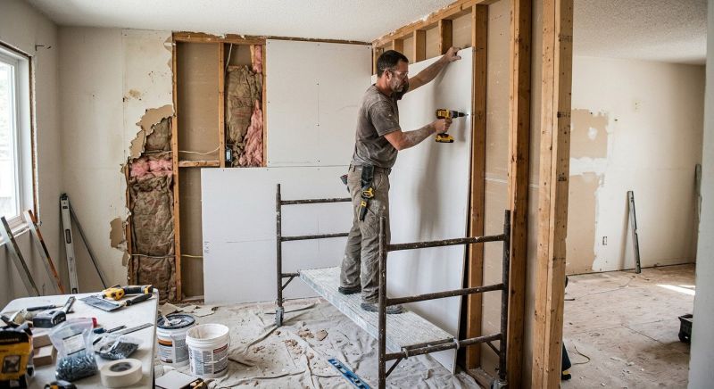 Kitchen Drywall Installation in Conroe, TX